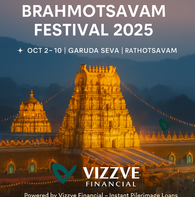 Tirumala Brahmotsavam 2025 – Dates, Rituals, Garuda Seva & Travel Loans by Vizzve